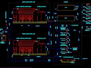 Hồ sơ thiết kế bản vẽ thi công trạm xử lý nước sạch công suất 25.000 m3/ngày đêm (Full Công nghệ)