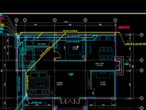 Hồ sơ bản vẽ thi công cấp thoát nước biệt thự 2 tầng chi tiết (Đầy đủ mặt bằng và dự toán vật tư)