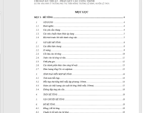 Trọn bộ thuyết minh thiết kế, chỉ dẫn kỹ thuật và quy trình bảo trì nhà chia lô (Kiến trúc - Kết cấu - Cơ điện)