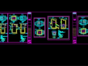 Hồ sơ bản vẽ chi tiết cấu tạo hố ga thoát nước nắp Composite (Đầy đủ ga thăm và ga giao cắt)
