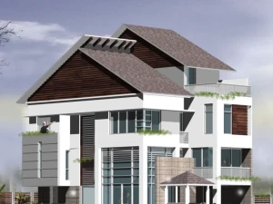 Hồ sơ thiết kế bản vẽ thi công (TKTC) biệt thự 2 tầng 11x21m: Full Kiến trúc – Kết cấu – Điện nước