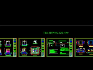 Hồ sơ thiết kế trạm biến áp Kiosk hợp bộ từ 250kVA đến 2500kVA – Full bản vẽ kỹ thuật chi tiết