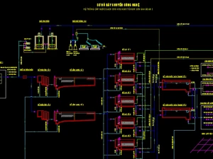 Hồ sơ thiết kế thi công nhà máy nước sạch công suất 60.000m3/ngày đêm – Trọn bộ bản vẽ Công nghệ, Xây dựng, Điện & Dự toán