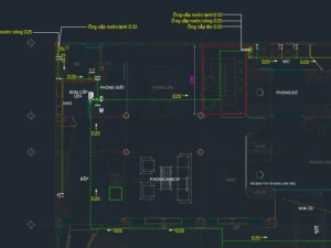 Hồ sơ thiết kế hệ thống cấp thoát nước nhà dân dụng và đô thị – Full bản vẽ AutoCAD chi tiết