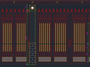 Tổng hợp bản vẽ thiết kế cổng mái Thái và cửa cổng sắt 2 cánh, 4 cánh hiện đại – Chi tiết thi công