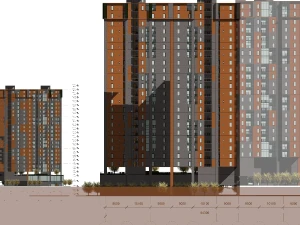 Đồ án thiết kế chung cư cao tầng (25 tầng) kết hợp Thương mại Dịch vụ – Full hồ sơ kiến trúc & kỹ thuật