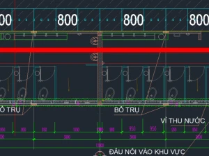 Hồ sơ thiết kế bản vẽ CAD nhà vệ sinh công cộng – Đầy đủ Kiến trúc, Kết cấu và Điện nước (MEP)