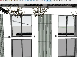 Hồ sơ thiết kế sân khấu nhà hàng tiệc cưới – Trọn bộ Model Sketchup trang trí sự kiện và decor hoa tươi chi tiết