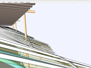 Hồ sơ thiết kế mái che ngoài trời – Trọn bộ Model Sketchup 3D và Chi tiết kỹ thuật mái xếp, mái hiên di động