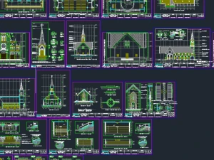 Hồ sơ thiết kế Nhà thờ Công giáo 20x40m – Trọn bộ bản vẽ kiến trúc, kết cấu và hệ thống điện nước M&E chi tiết